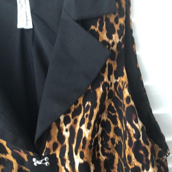 Live 4 Truth Top Corset Cropped Leopard Y2K  Black Brown SZ M NWT - Picture 4 of 8